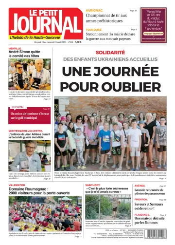 Le Petit Journal - L'hebdo du Pays Toulousain - 19 Aug 2022