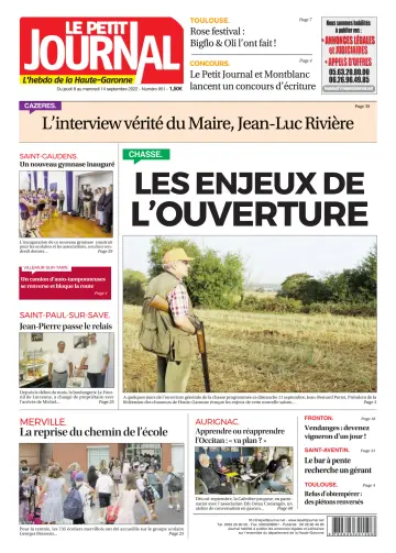 Le Petit Journal - L'hebdo du Pays Toulousain - 9 Sep 2022