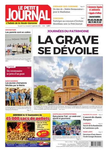 Le Petit Journal - L'hebdo du Pays Toulousain - 16 Sep 2022