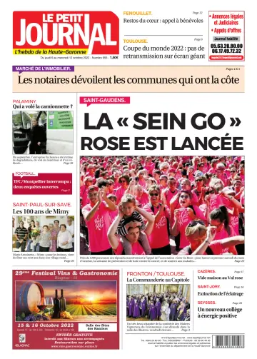 Le Petit Journal - L'hebdo du Pays Toulousain - 7 Oct 2022