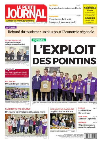 Le Petit Journal - L'hebdo du Pays Toulousain - 21 Oct 2022