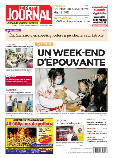 Le Petit Journal - L'hebdo du Pays Toulousain - 28 Oct 2022