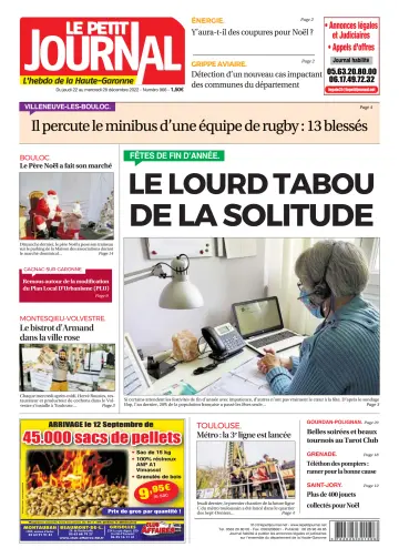 Le Petit Journal - L'hebdo du Pays Toulousain - 23 Dec 2022