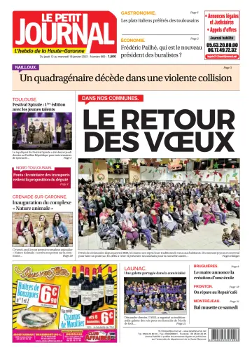 Le Petit Journal - L'hebdo du Pays Toulousain - 13 Jan 2023