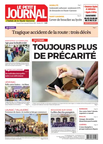Le Petit Journal - L'hebdo du Pays Toulousain - 17 Feb 2023