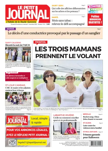 Le Petit Journal - L'hebdo du Pays Toulousain - 27 Oct 2023