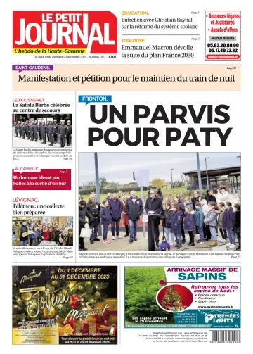 Le Petit Journal - L'hebdo du Pays Toulousain - 15 Noll 2023