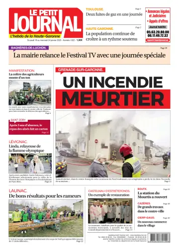 Le Petit Journal - L'hebdo du Pays Toulousain - 19 enero 2024