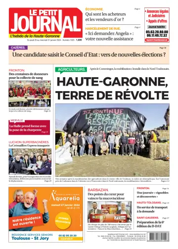 Le Petit Journal - L'hebdo du Pays Toulousain - 26 Jan 2024