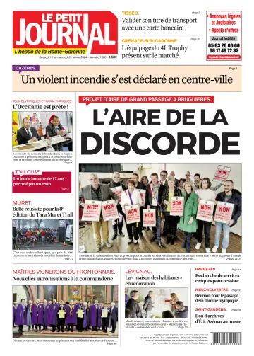 Le Petit Journal - L'hebdo du Pays Toulousain - 16 2月 2024