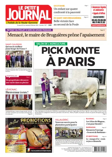 Le Petit Journal - L'hebdo du Pays Toulousain - 23 Feb 2024