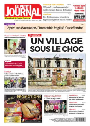 Le Petit Journal - L'hebdo du Pays Toulousain - 15 März 2024