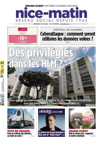 Nice-Matin (Cannes) - 3 Bealtaine 2024