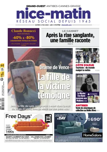 Nice-Matin (Cannes) - 4 May 2024