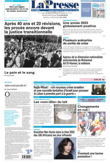 La Presse (Tunisie) - 3 Jan 2024
