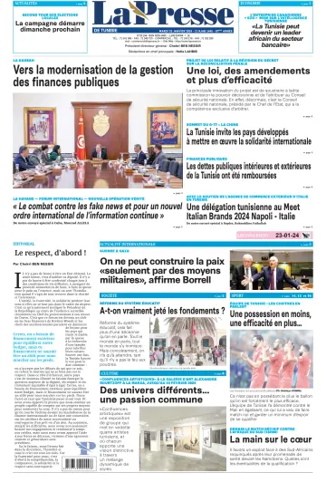 La Presse (Tunisie) - 23 Jan 2024