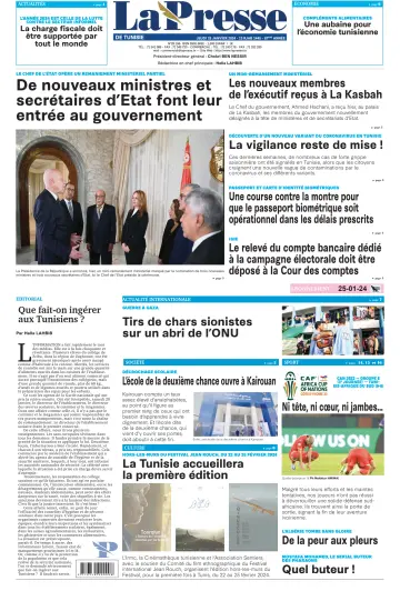 La Presse (Tunisie) - 25 Jan 2024