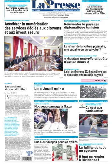 La Presse (Tunisie) - 26 Jan 2024