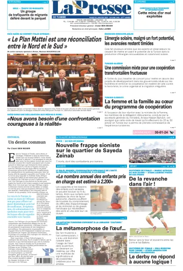 La Presse (Tunisie) - 30 Jan 2024