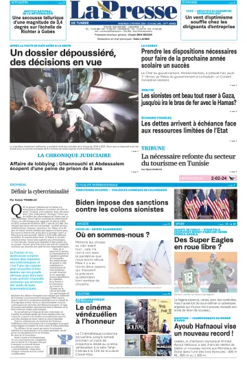 La Presse (Tunisie) - 2 Feb 2024