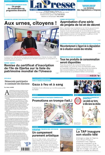 La Presse (Tunisie) - 4 Feb 2024