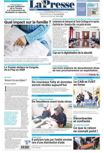 La Presse (Tunisie) - 7 Feb 2024