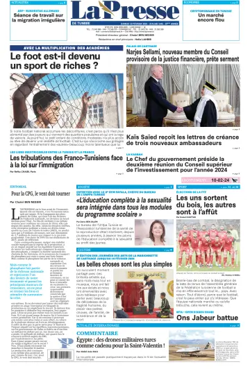 La Presse (Tunisie) - 10 Feb 2024