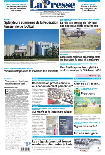 La Presse (Tunisie) - 26 фев. 2024