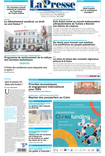 La Presse (Tunisie) - 05 März 2024