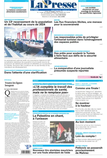La Presse (Tunisie) - 16 marzo 2024