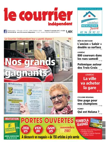 Le Courrier Indépendant - 17 Nov 2017