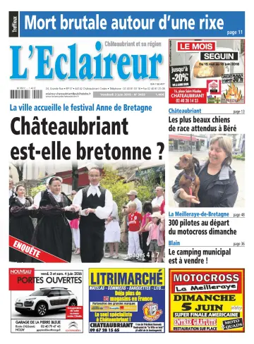 L'Éclaireur de Châteaubriant - 03 juin 2016