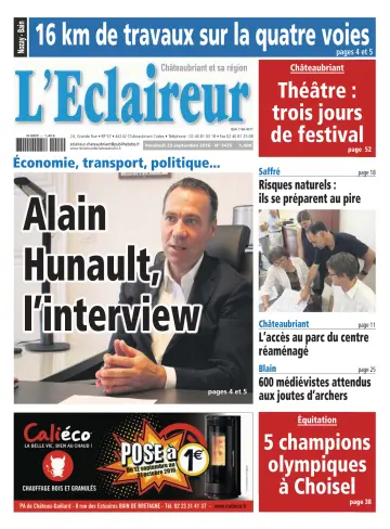 L'Éclaireur de Châteaubriant - 23 sept. 2016
