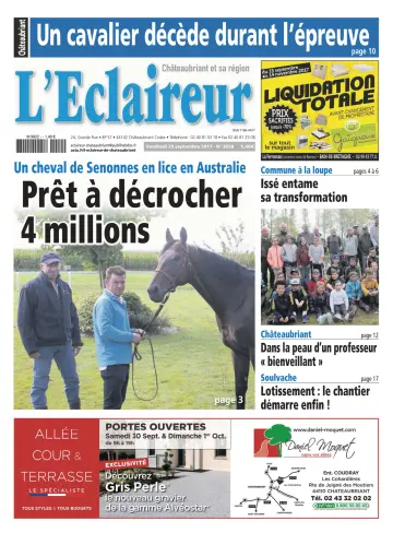 L'Éclaireur de Châteaubriant - 29 sept. 2017