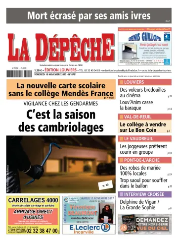 La Dépêche Louviers - 10 Nov 2017