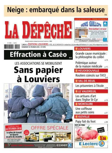 La Dépêche Louviers - 16 Feb. 2018