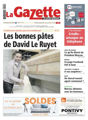 La Gazette du Centre Morbihan - 12 Jan 2018