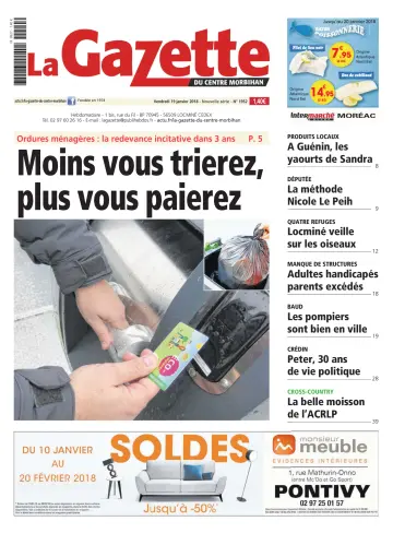 La Gazette du Centre Morbihan - 19 Jan 2018