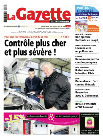 La Gazette du Centre Morbihan - 2 Feb 2018