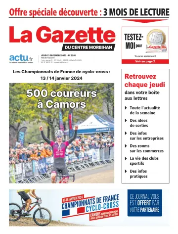 La Gazette du Centre Morbihan - 21 déc. 2023