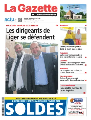 La Gazette du Centre Morbihan - 18 Jan 2024