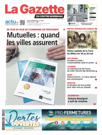 La Gazette du Centre Morbihan - 28 мар. 2024