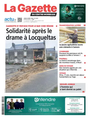 La Gazette du Centre Morbihan - 04 avr. 2024