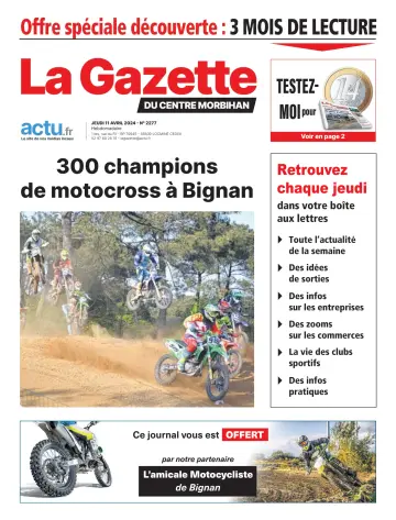 La Gazette du Centre Morbihan - 11 avr. 2024