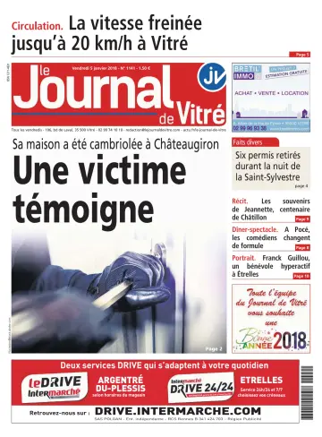 Le Journal de Vitré - 05 Jan. 2018