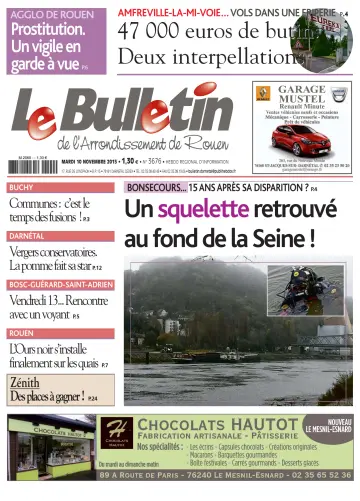 Le Bulletin de l'Arrondisement de Rouen - 10 Nov 2015