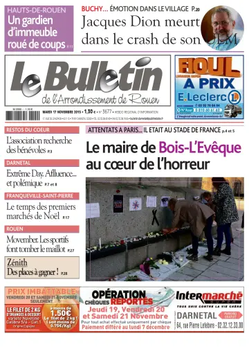 Le Bulletin de l'Arrondisement de Rouen - 17 Nov 2015