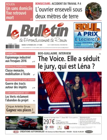 Le Bulletin de l'Arrondisement de Rouen - 16 Feb 2016