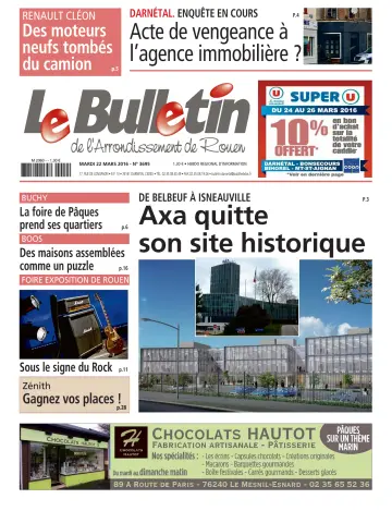 Le Bulletin de l'Arrondisement de Rouen - 22 Mar 2016