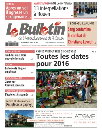 Le Bulletin de l'Arrondisement de Rouen - 5 Apr 2016